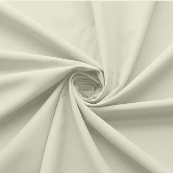 Cottingon Ruffled Bed Skirt with Split Corners-Dust Ruffle - 22" Drop 100% Microfiber Soft,Sheen & Luxurious Look - Bed Skirts (Ivory -Twin)