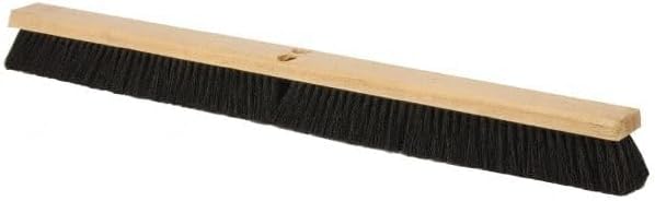 PRO SOURCE Extra-Wide 36" Push Broom Head: Tampico Bristles in Threaded Wood - Image 4