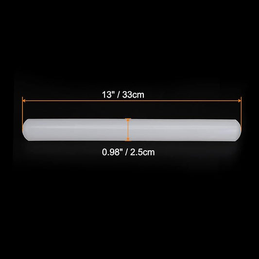 HARFINGTON 13 Inch x 0.98 Inch PP Plastic Non-Stick Fondant Rolling Pin - Image 2