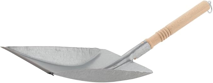 REDECKER Heavy Duty Steel Dust Pan, Zinc-Coated Black, Large Dustpan - Image 3