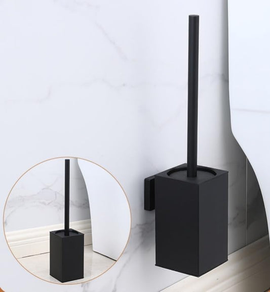 Toilet Bowl Brush Holder Square, Stainless Steel Square Wall Mounted Toilet - Image 2