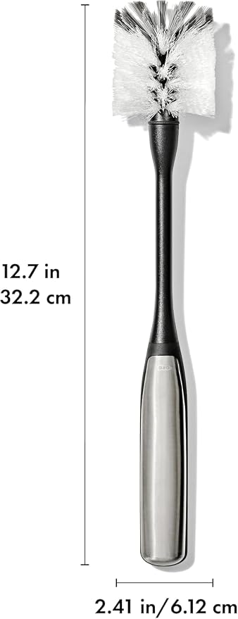 OXO Steel Bottle Brush with Replaceable Head, 2 Pack - Image 7