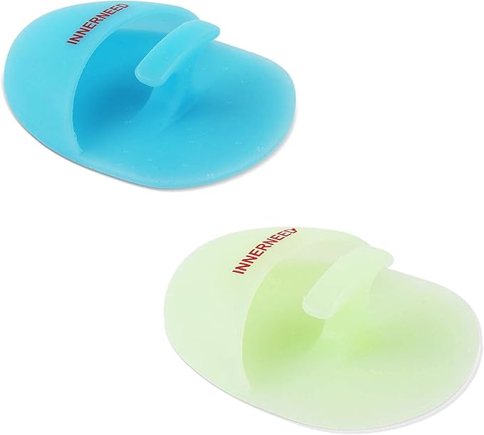 INNERNEED Soft Silicone Facial Cleansing Brush Manual Face Scrubber Exfoliating - Image 8
