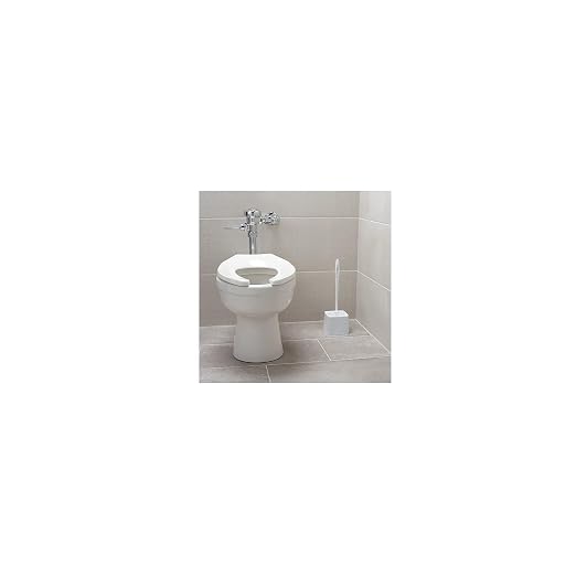 Rubbermaid Commercial Products 5" Toilet Bowl Brush Holder White Compact Design - Image 2