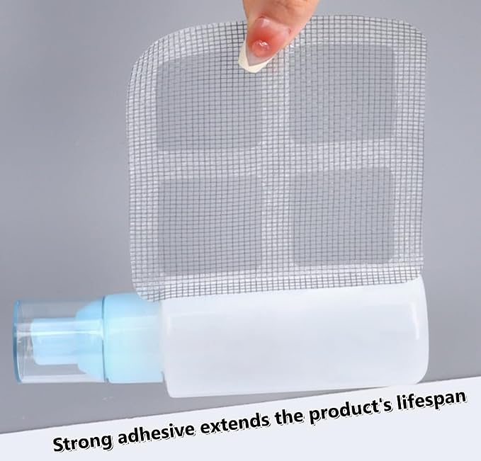 30-Pack Disposable Shower Drain Hair Catchers, Mesh Sticker Covers - Image 6