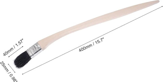 uxcell Bent Radiator Paint Brush 16" Length 1" Width Bristle - Image 2
