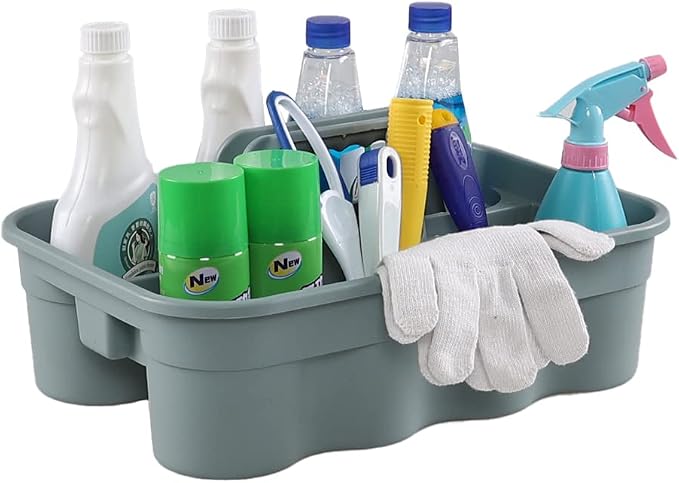 Drephia 6 Pack Cleaning Caddy, Plastic Carry Caddy - Image 7