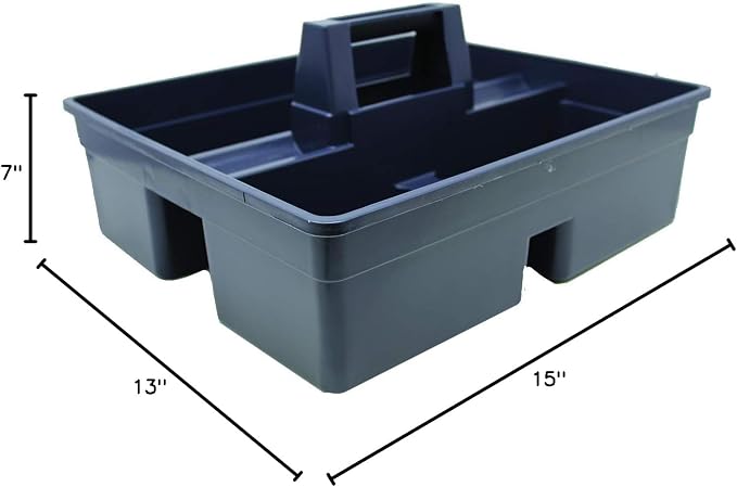 3 Compartment Cleaning Caddy Bucket Tool Supply Organizer - Image 4