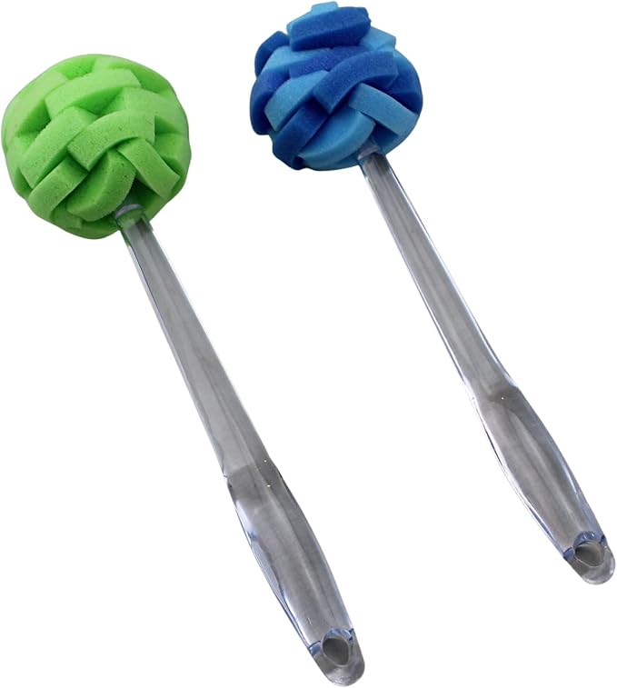 Soft Touch Kitchen Glassware Multi-Purpose Sponge Puff Dish Brush 11.5" - Image 9