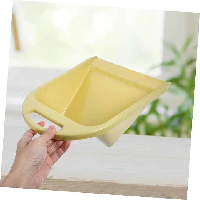 Homoyoyo 2pcs Handheld Dustpan Set Compact Yellow - Image 9