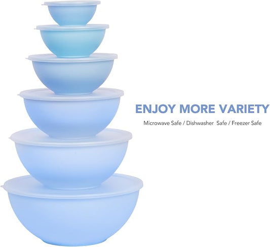 BoxedHome BPA Free Plastic Round Mixing Bowl - Image 2