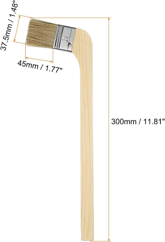 HARFINGTON Paint Brush 3Pcs 1.5" Brush Width Reusable Variety Angled Bend - Image 2