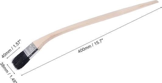 uxcell Bent Radiator Paint Brush 16" Length 1.5" Width Bristle - Image 2