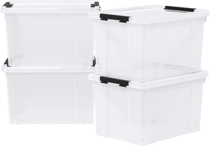 23 L Clear Plastic Storage Box - Image 7