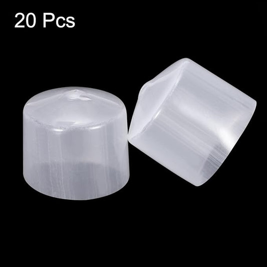 uxcell 20pcs Rubber End Caps 35mm ID Vinyl PVC Round Tube Bolt Cap Cover Screw - Image 2