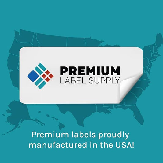 Premium Label Supply Bright Neon Color Fluorescent Sticker Labels - Image 2