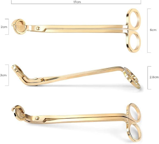 AIM & GGKK Candle Snuffer Gold Copper Trimmer Wick Antique Brass Candle Wick - Image 2