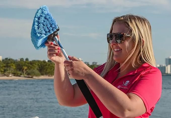 Big Bird Brush Blue Boat Deck Scrub Brush - Image 8