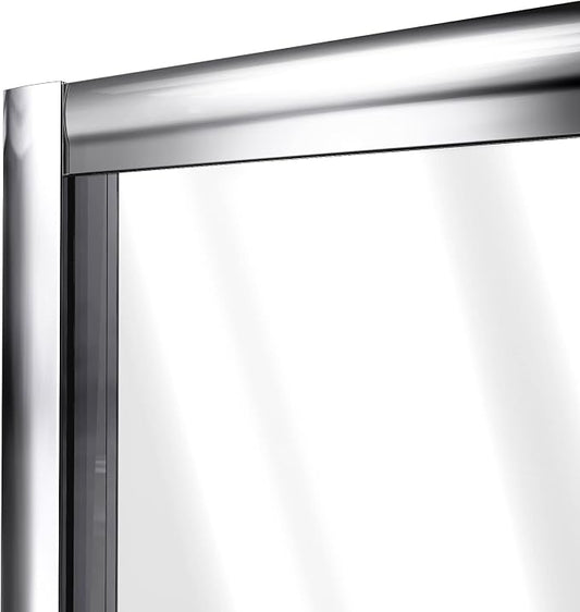 DreamLine Flex 38-42 inch W x 72 inch H Semi-Frameless Pivot Shower Door in - Image 2