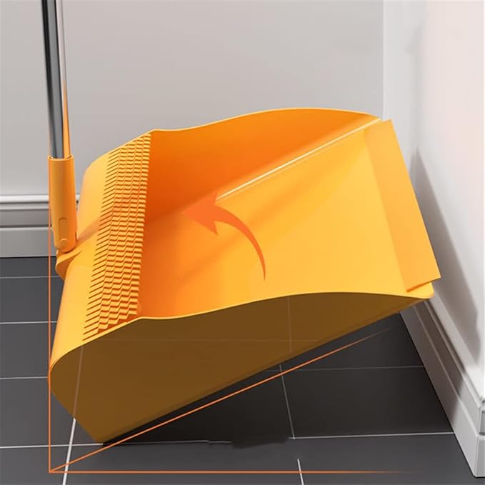 Household Broom Folding Dustpan Floor Squeegee Brush Hair Dust Home Cleaning - Image 6
