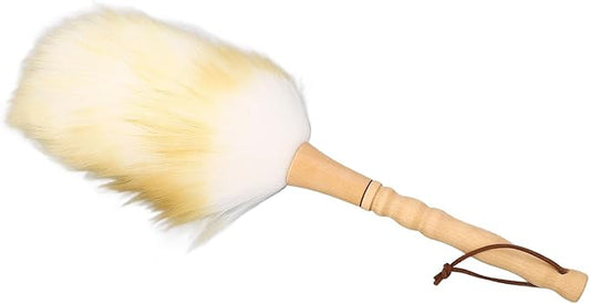 WALFRONT Soft Lambswool Duster Wood Handle Hanging Loop Anti Static Feather - Image 2
