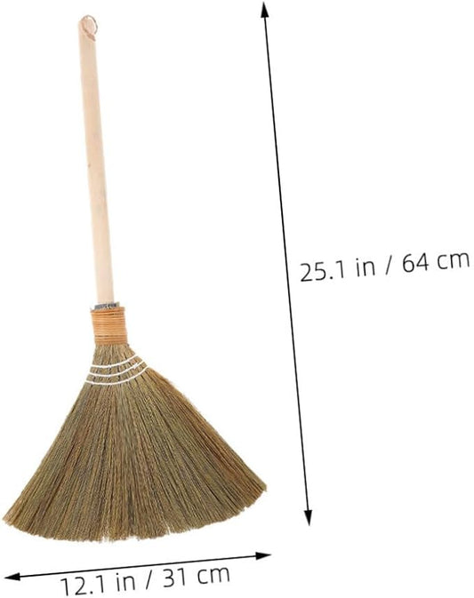 0.25kg Traditional Asian Corn Broom Soft Bristles - Image 2