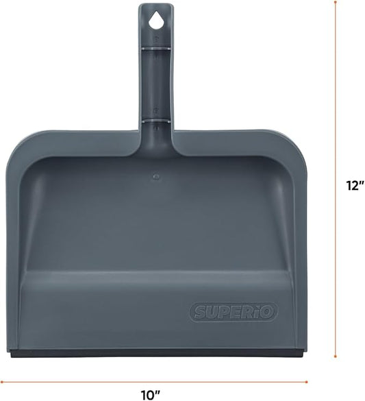 Superio Clip-On Dustpan with Rubber Lip - Image 2