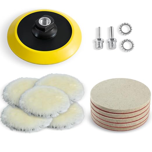 LINE10 Tools 5-Inch Wool Polishing Kit - Image 9