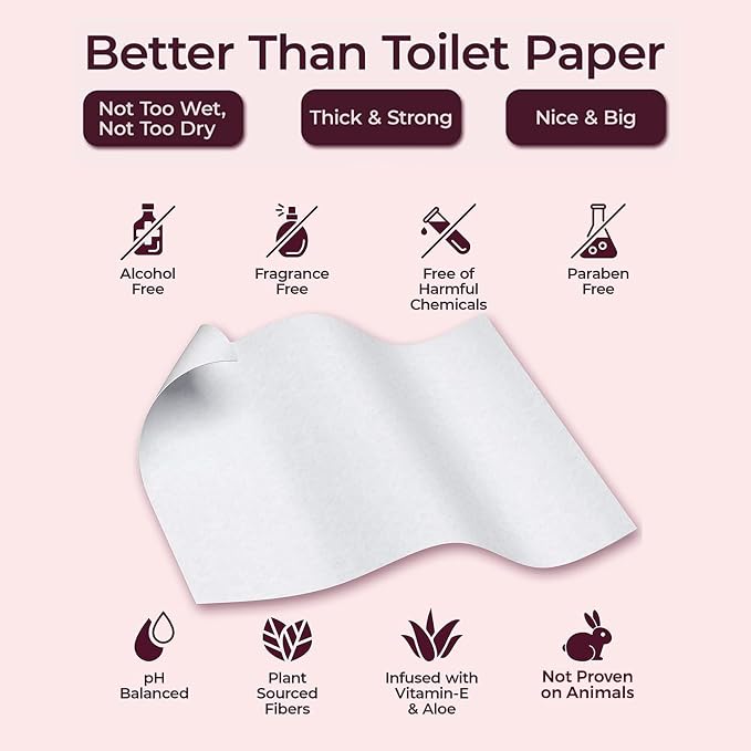 BOOTY WIPES Flushable Wipes for Women - Image 6