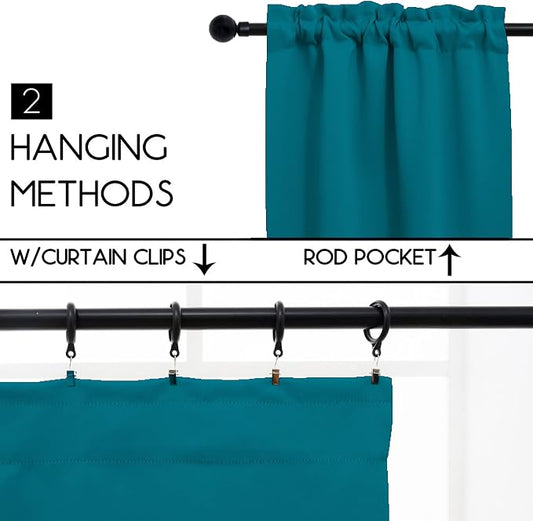 Pickluc Rod Pocket Tier Curtain - Image 2