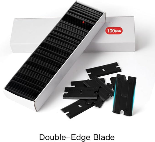 NEWISHTOOL 2 Pcs Long Handle Plastic Razor Blade Scraper - Image 2