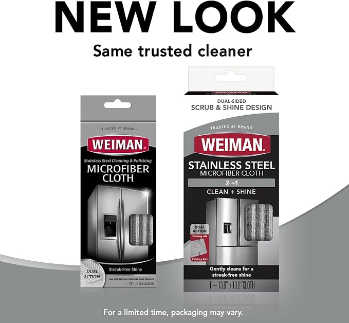 Weiman Microfiber Cloth for Stainless Steel, Safely Traps and Removes Dirt - Image 9