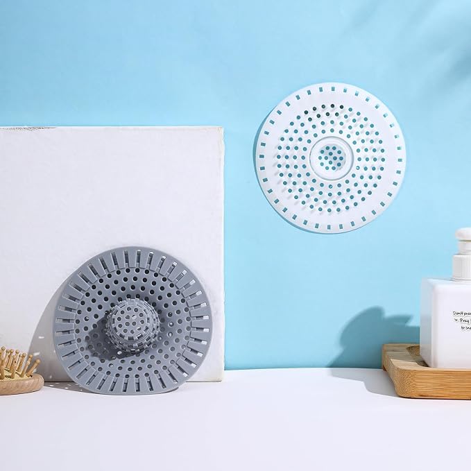 Shower Drain Hair Catcher, Premium Silicone Drain Protector & Shower Drain Cover - Image 7