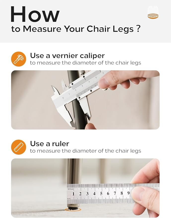 24-Pack Silicone Chair Leg Floor Protectors - Image 7