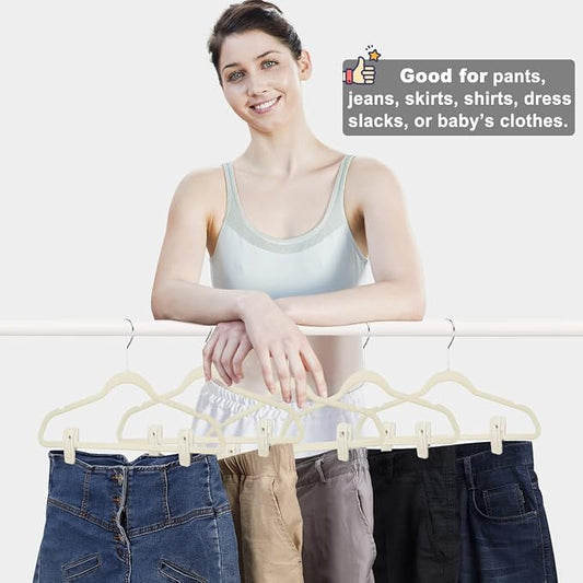Velvet Hanger Clips - Image 2