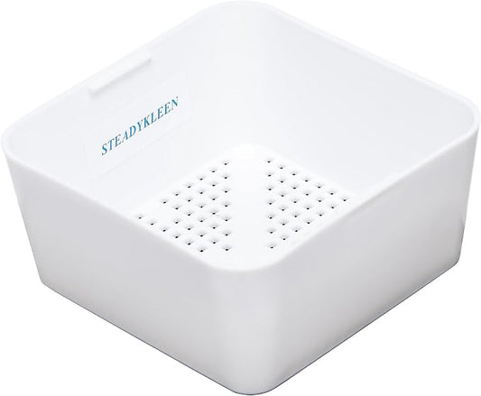 6.5-inch Floor Drain Cover Alternative, Square Sink Drain Basket - Image 2