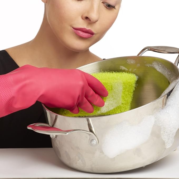 Casabella Multicolor Cellulose Scrub Sponges - Image 5