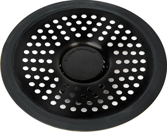 ShowerShroom Ultra Matte Black Hair Catcher, Stainless Steel Drain Protector - Image 2