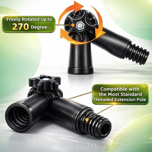 Universal Joint Angle Adaptor for Telescoping Extension Pole, Versatile for - Image 2
