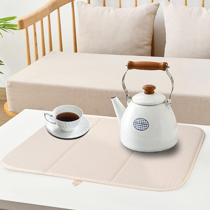 SINLAND Microfiber Dish Drying Mat Super Absorbent Dish Drying Pad - Image 8