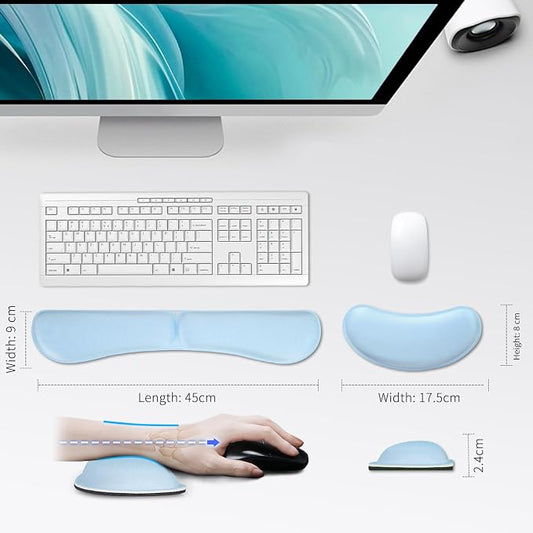 ZIBLY Wrist Rest Keyboard and Mouse Set - Image 2