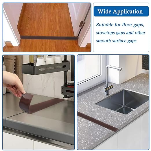 Floor Transition Strip Self Adhesive Floor Cover Strips Laminate 1.57" Wide - Image 7