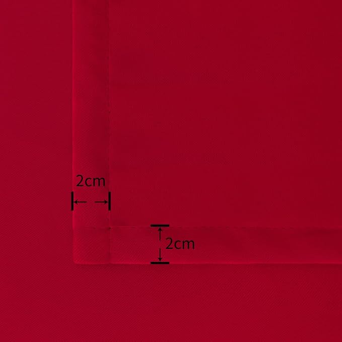 BGment Red Blackout Curtains 54 Inches Length - Image 6