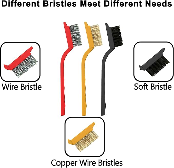 Crevice Cleaning Brush, Tight Spaces & More 12pcs - Image 9