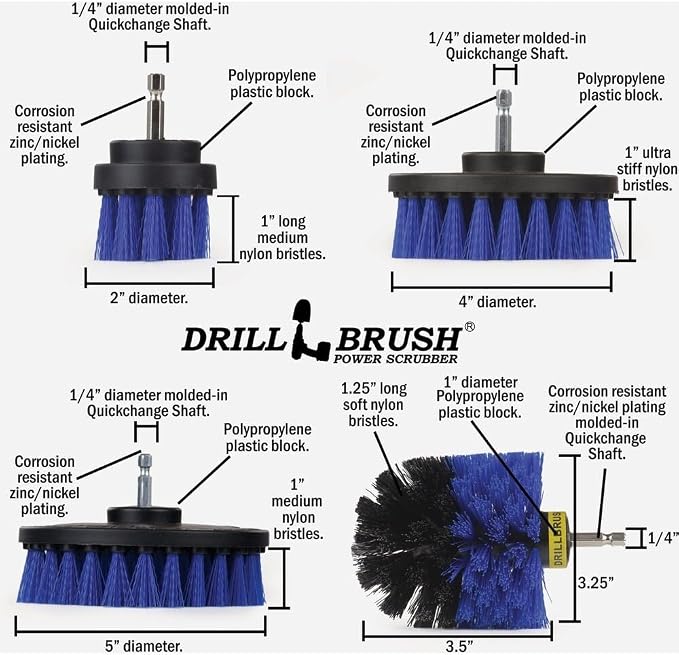 Drillbrush Boat Hull Cleaner Set/Swimming Pool Accessories - Image 6