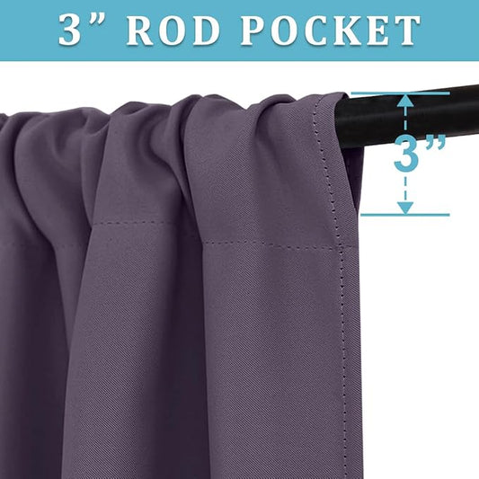 RYB HOME Bathroom Window Curtains - Image 2