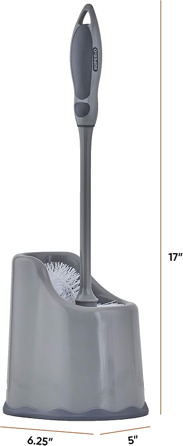 Superio Toilet Bowl Brush and Holder - Image 2