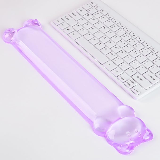 Clear Gel Keyboard Wrist Rest, Bear-Shape Wrist Rest, Ergonomic Wrist Rest - Image 6