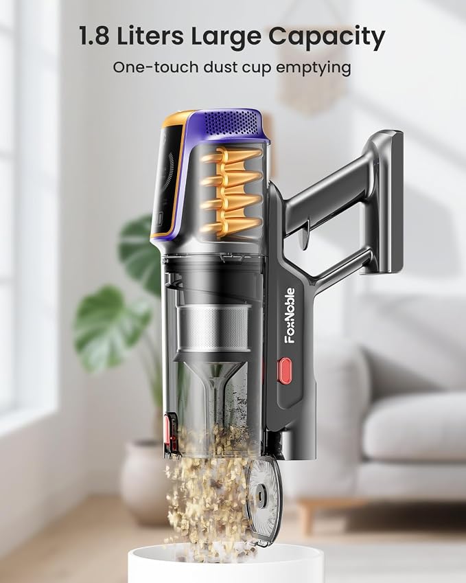 Cordless Vacuum Cleaner, 48KPa/580W/65Mins Vacuum, Self-Standing Vacuum Cleaners - Image 8
