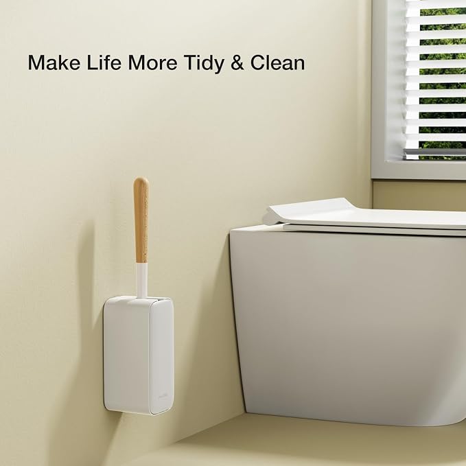 Toilet Cleaner Brush, Diveotree Toilet Brush and Holder - Image 8